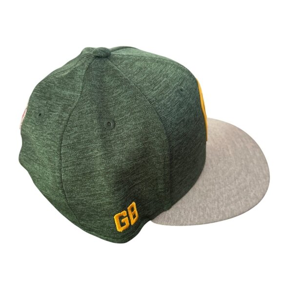 Green Bay Packers New Era 9FIFTY Snapback Cap NFL Logo Green/Gray - Picture 4 of 7